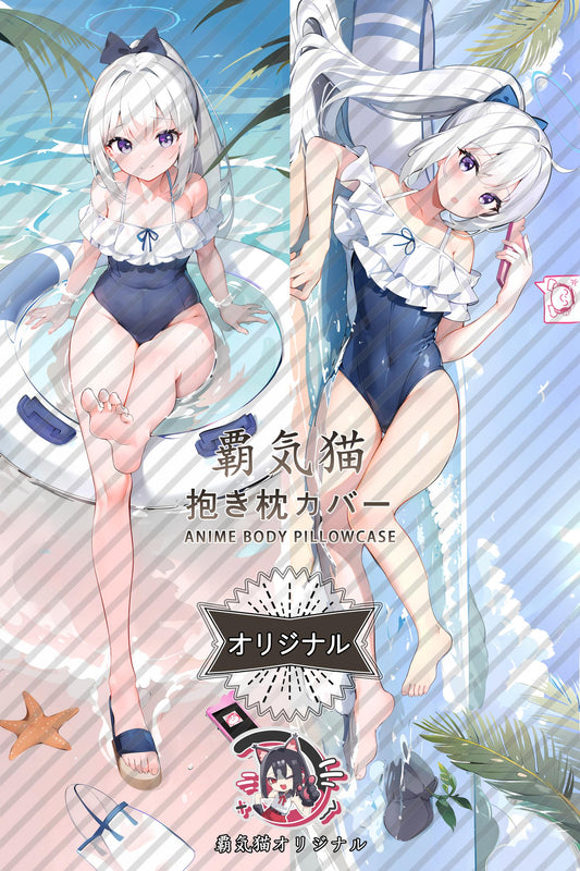 Moon Snow Miyako_Blue Archive_7zibzg Body Pillow Cover