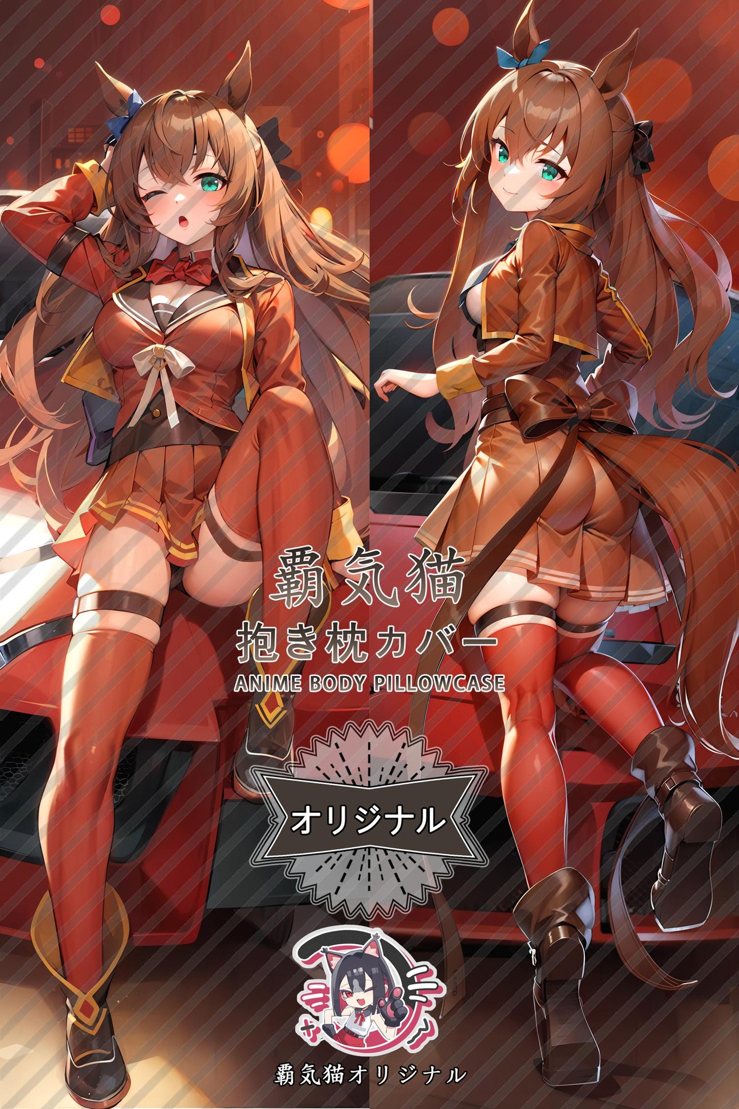 Maruzan Ski_Umamusume： Pretty Derby_1mlhb5 Body Pillow Cover