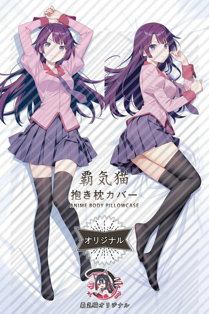 Hitagi Senjougahara Monogatari Series Body Pillow Cover