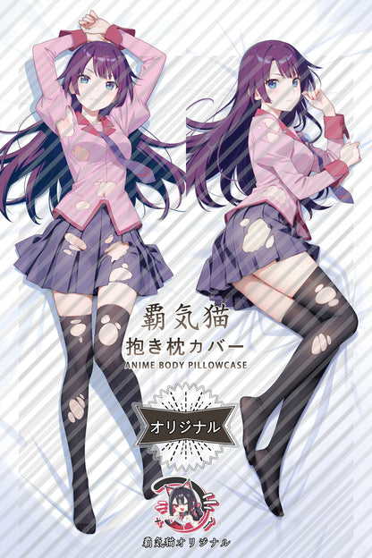 Hitagi Senjougahara Monogatari Series Body Pillow Cover