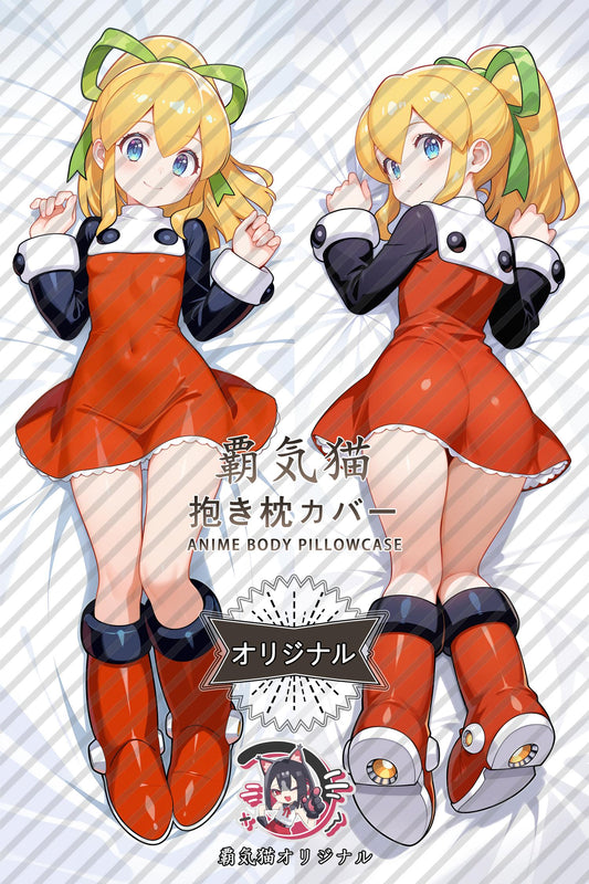 Roll_Mega Man_dzpFlj Body Pillow Cover