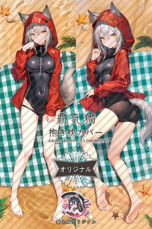 Red_Arknights_2tqkip Body Pillow Cover