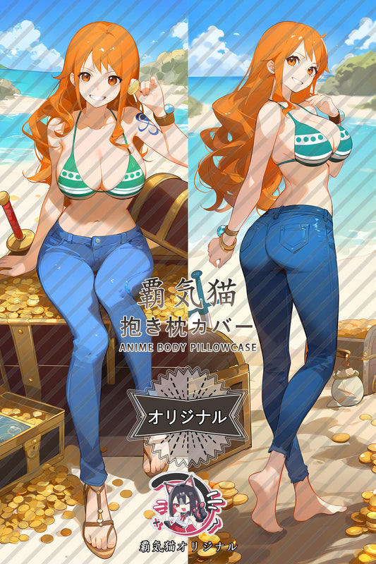 Nami_One Piece_bcr09n Body Pillow Cover